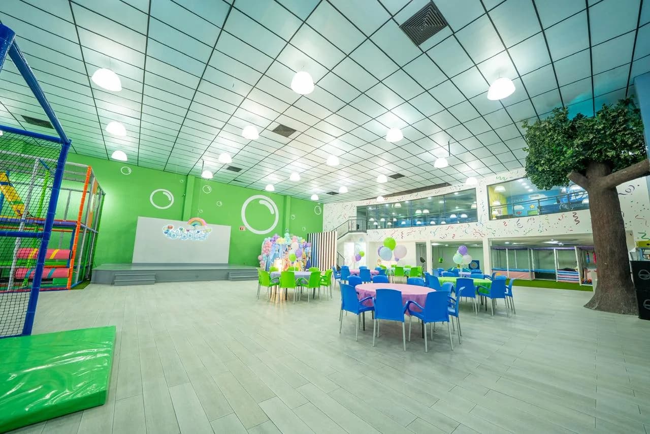 Salón de fiestas infantiles vista general